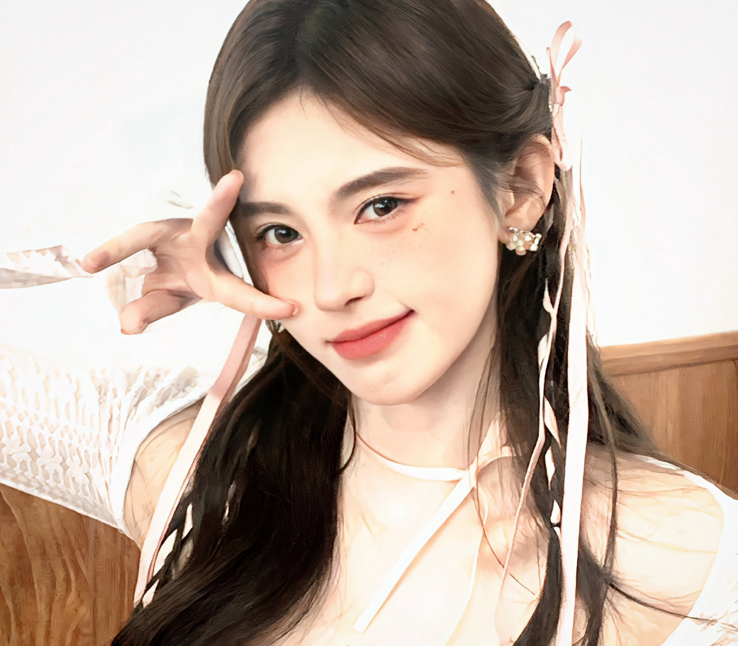 鞠婧祎的一组元气小清新头像合集