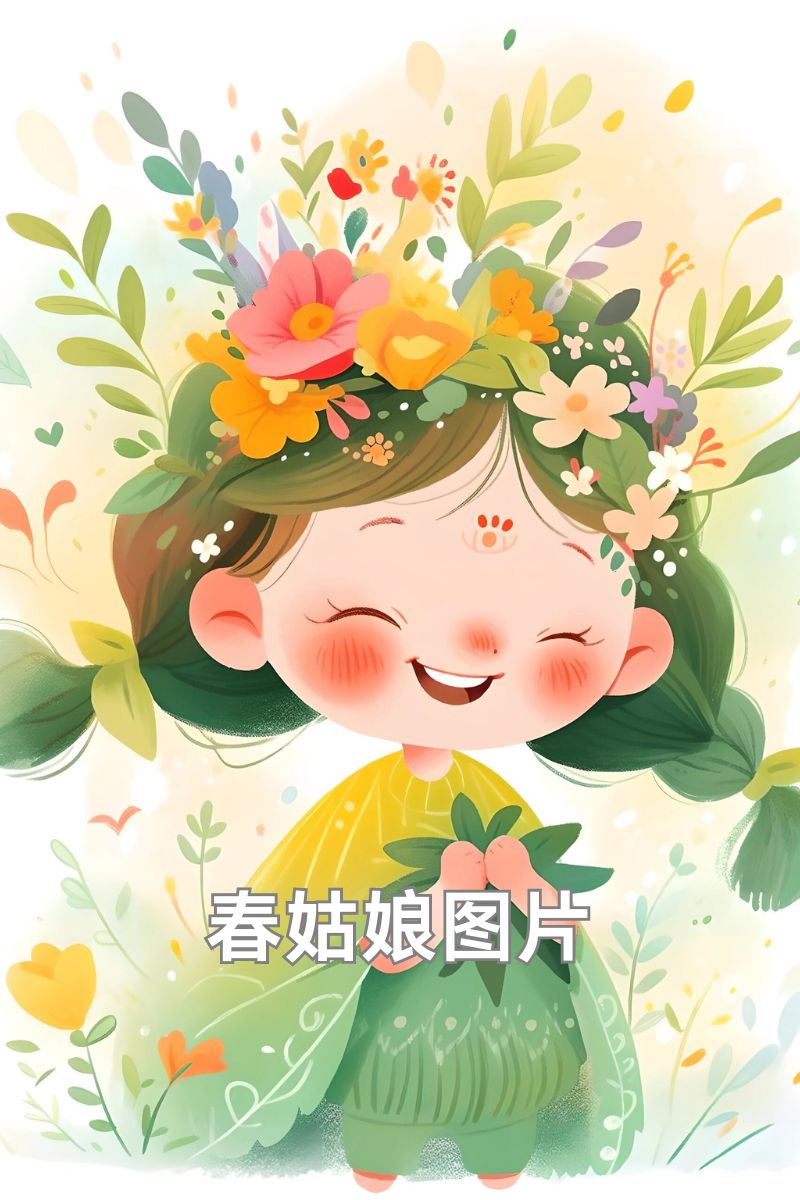 春姑娘图片   春姑娘,她轻轻地走来了,带着温暖的气息,唤醒了沉睡的