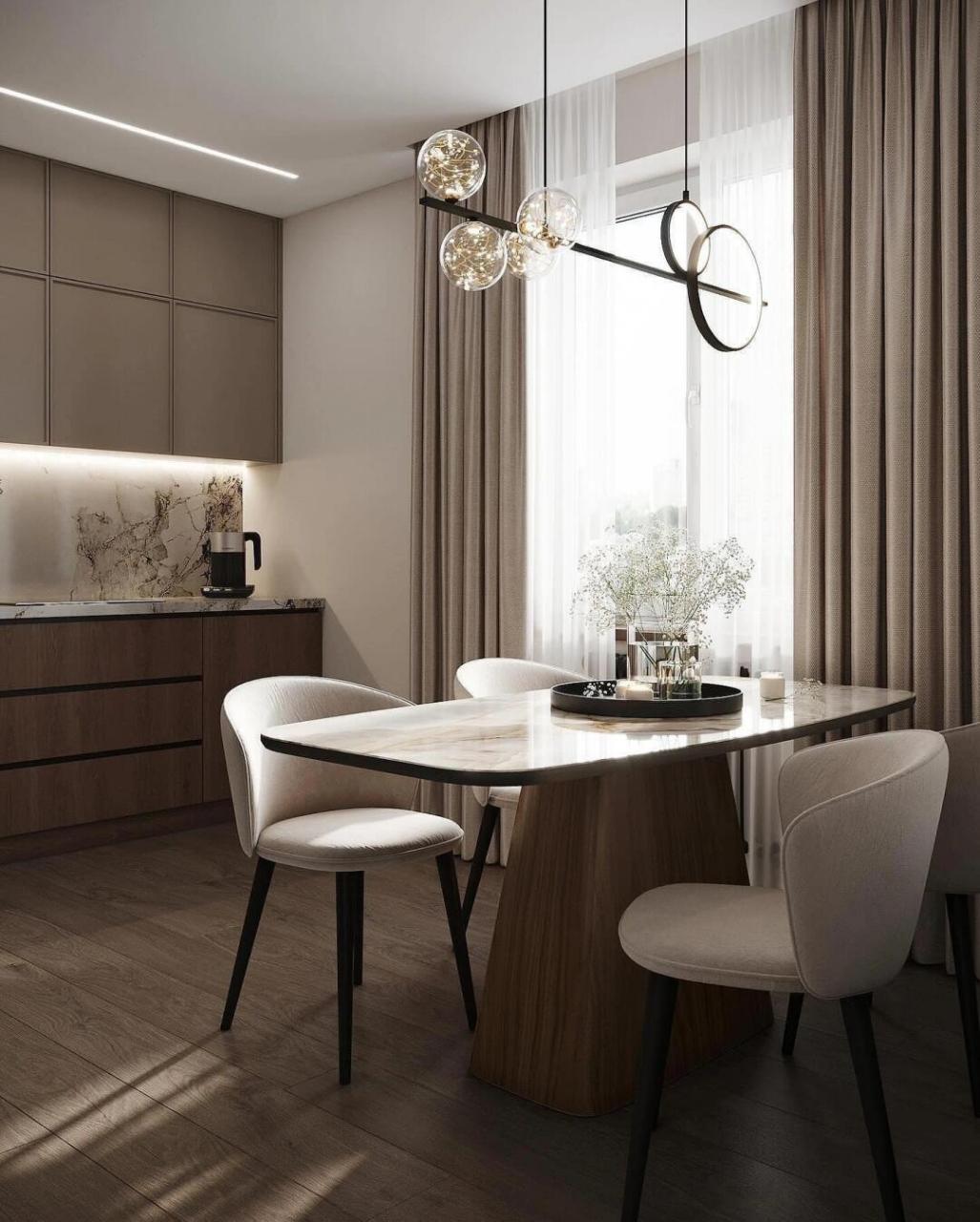92客餐厅一体式空间设计,是现代家居设计中备受欢迎的一种模式