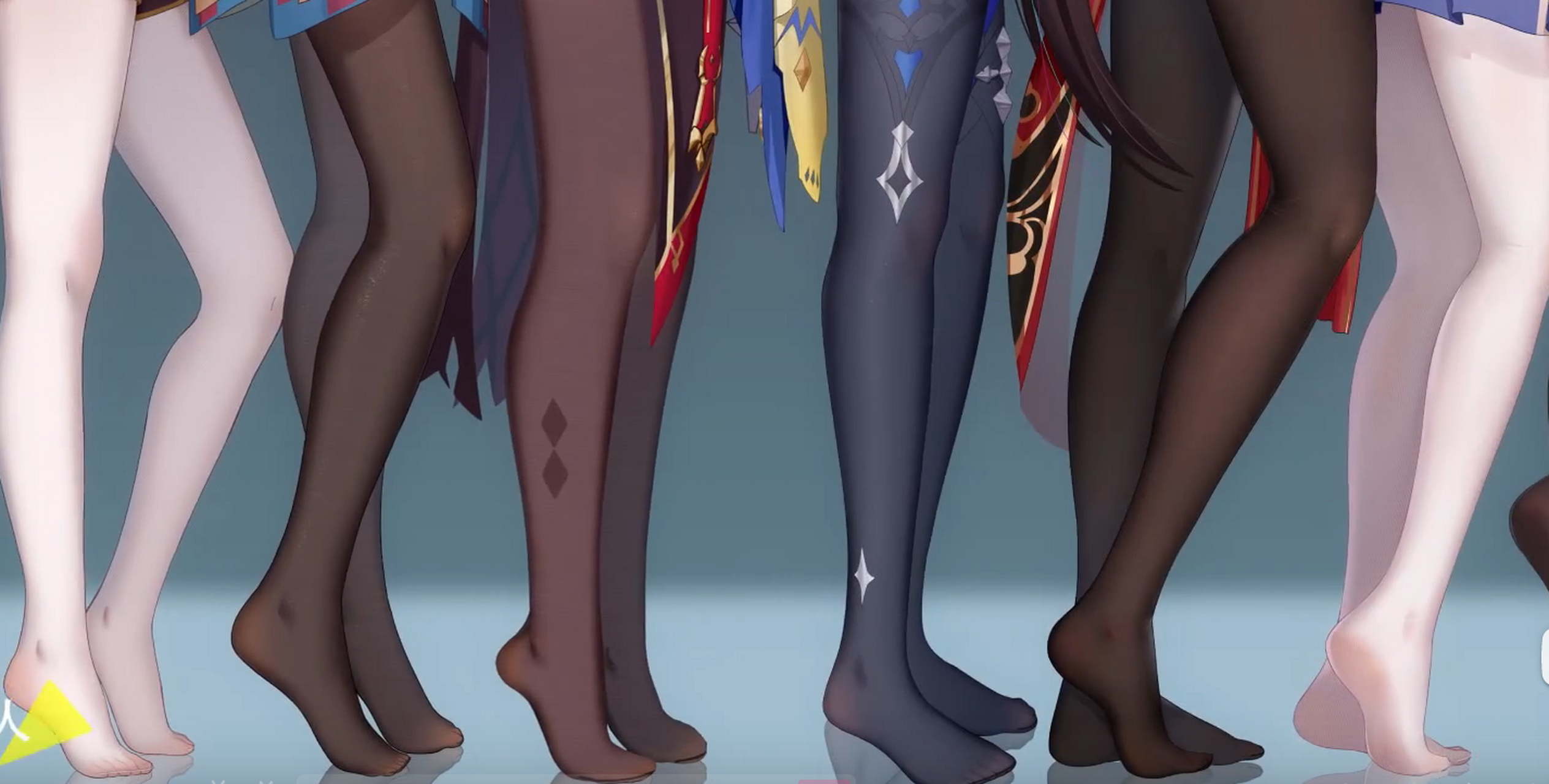 看腿or看眼识人哪个更简单,可以猜出图里的原神角色不?