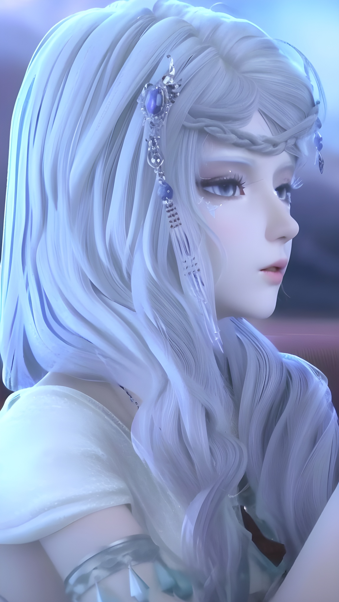 银尘ai精修手机壁纸:幕天阁(禁忌之地)成员之一