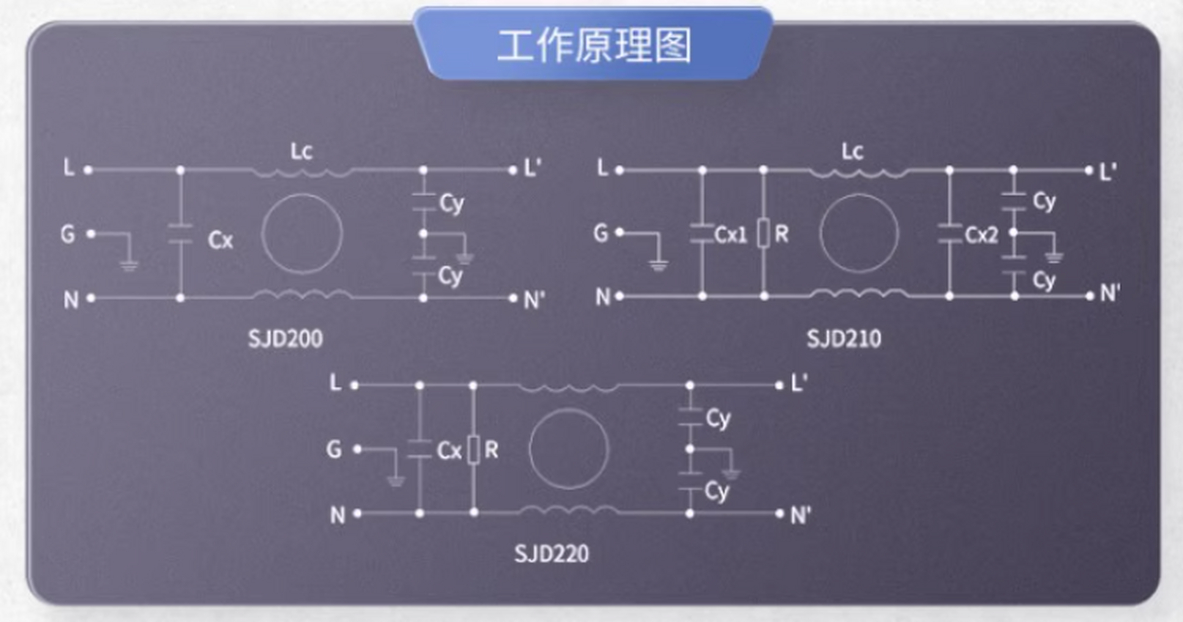 电源滤波器结构图图片