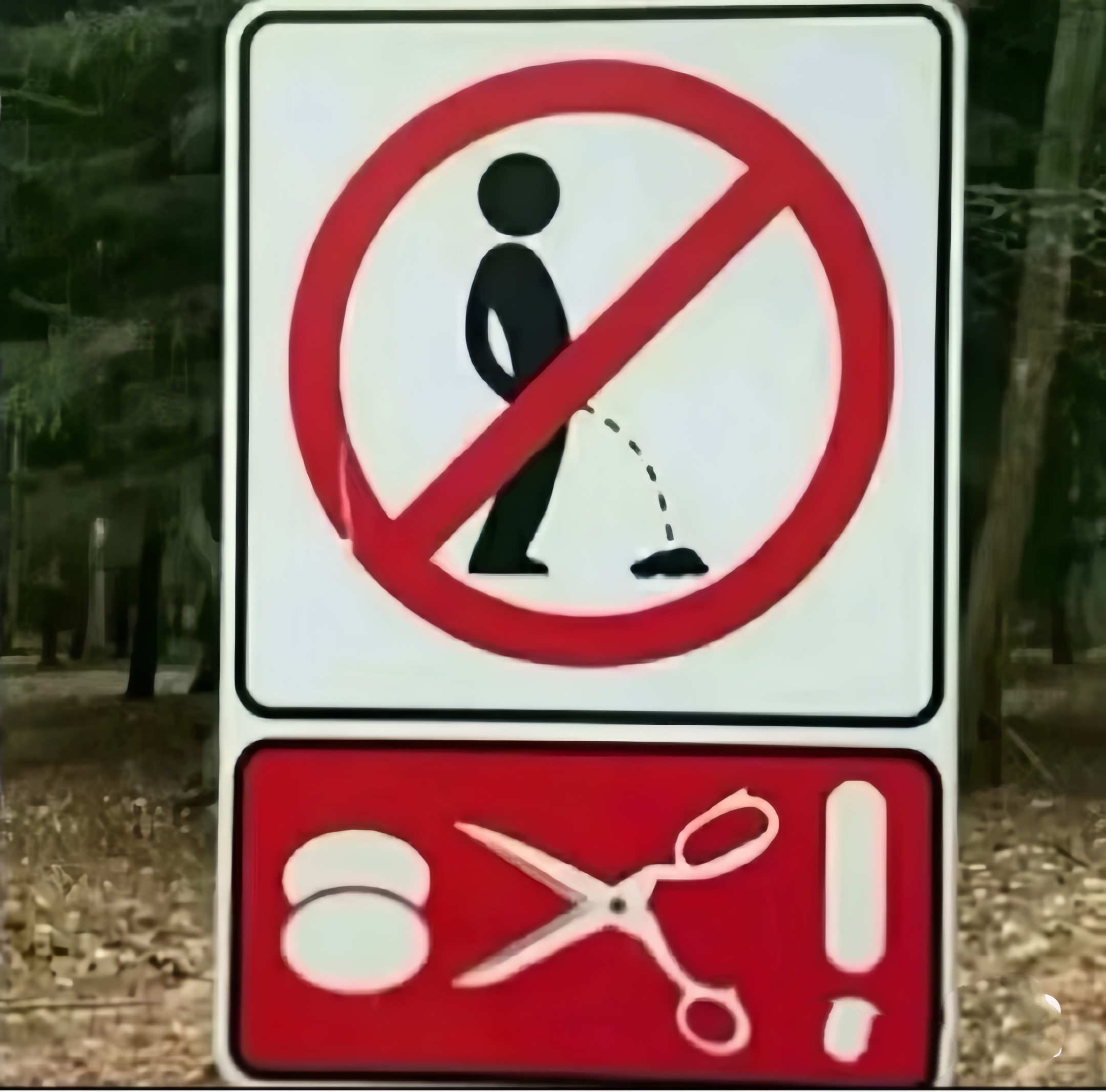 公共场所严禁随地小便 违者没收作案工具#热点引擎计划