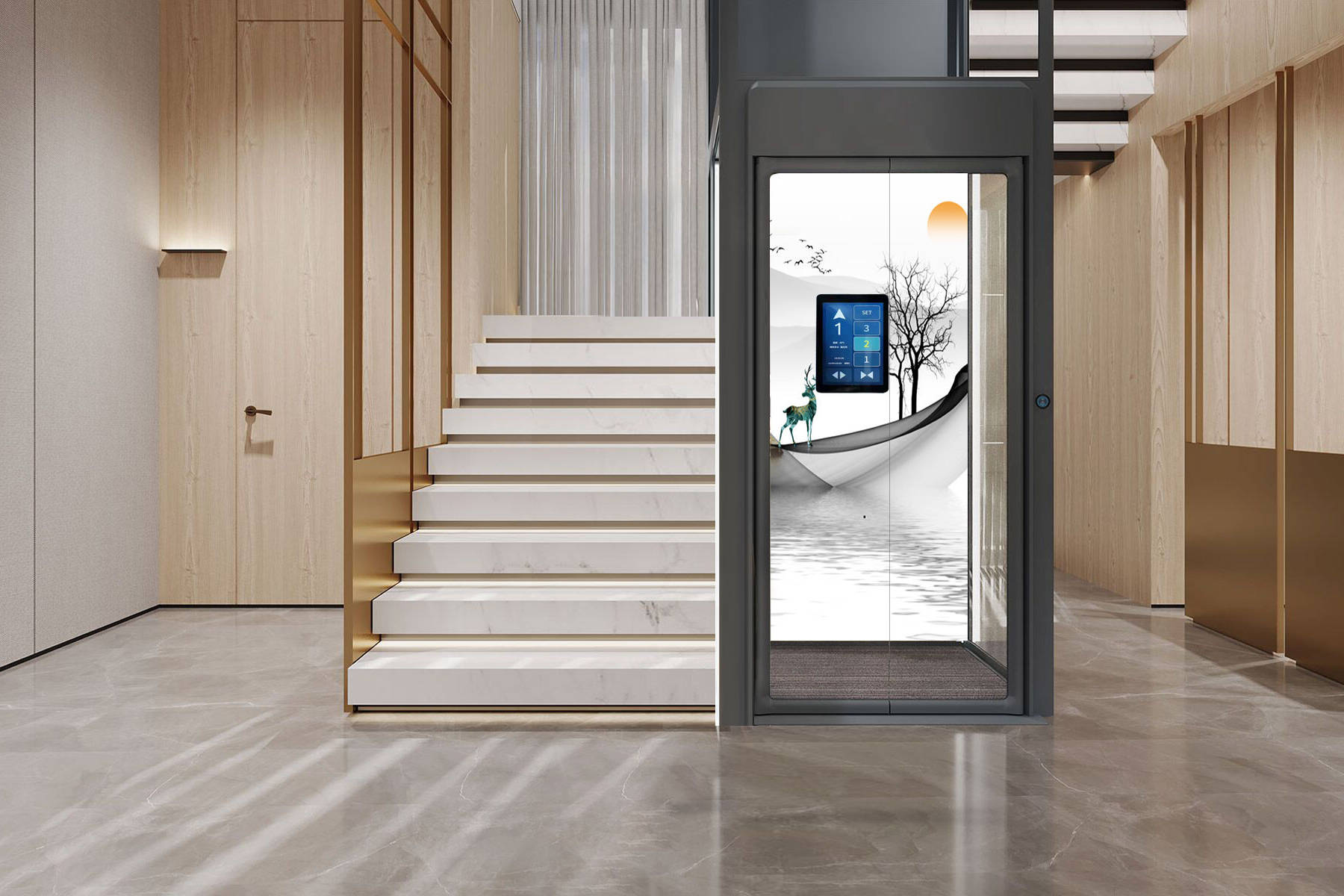 家用电梯的好处是什么?龙闯打造家居梦想,楼梯之外的幸福通道