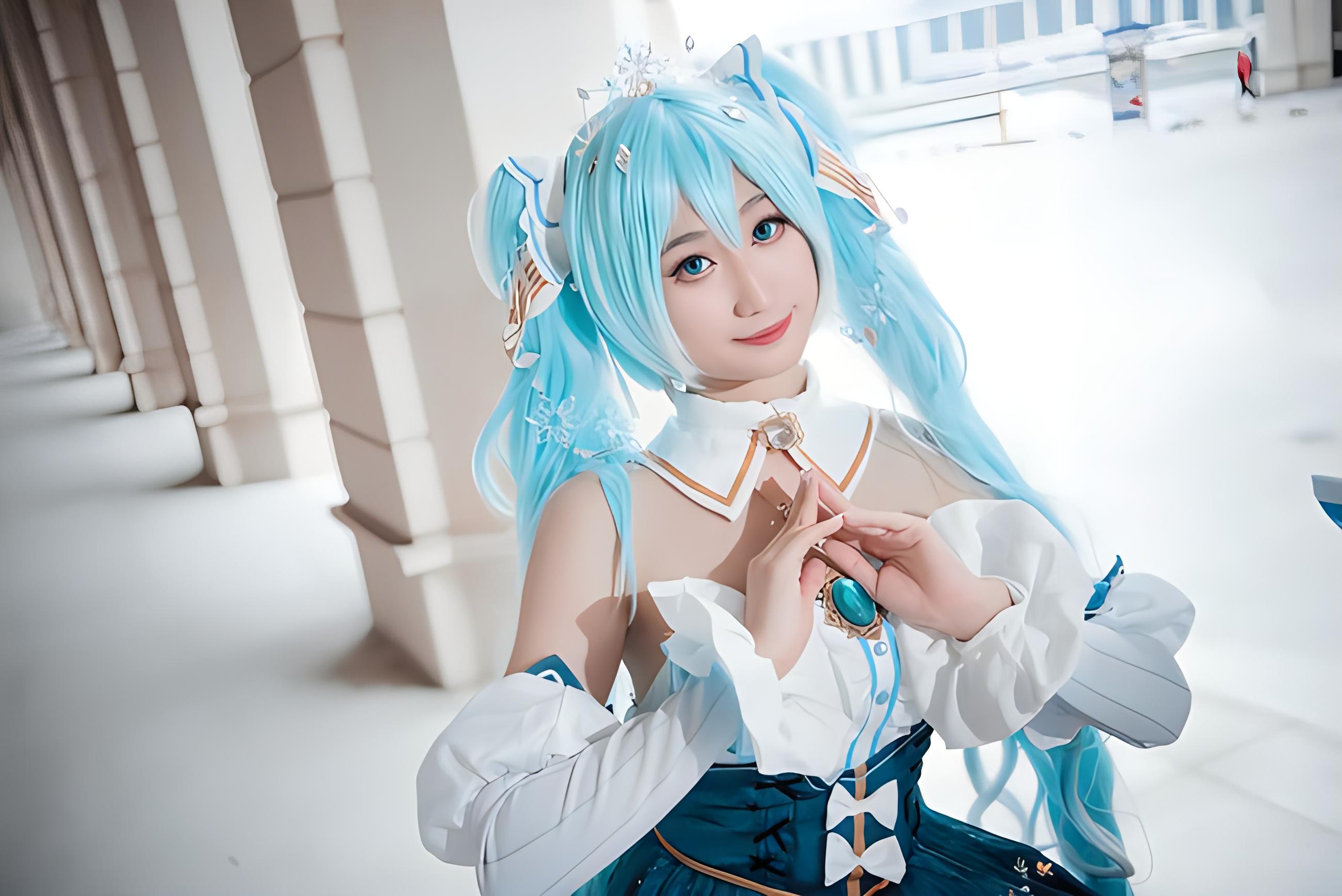 福利社cosplay《初音未来》我们的初恋