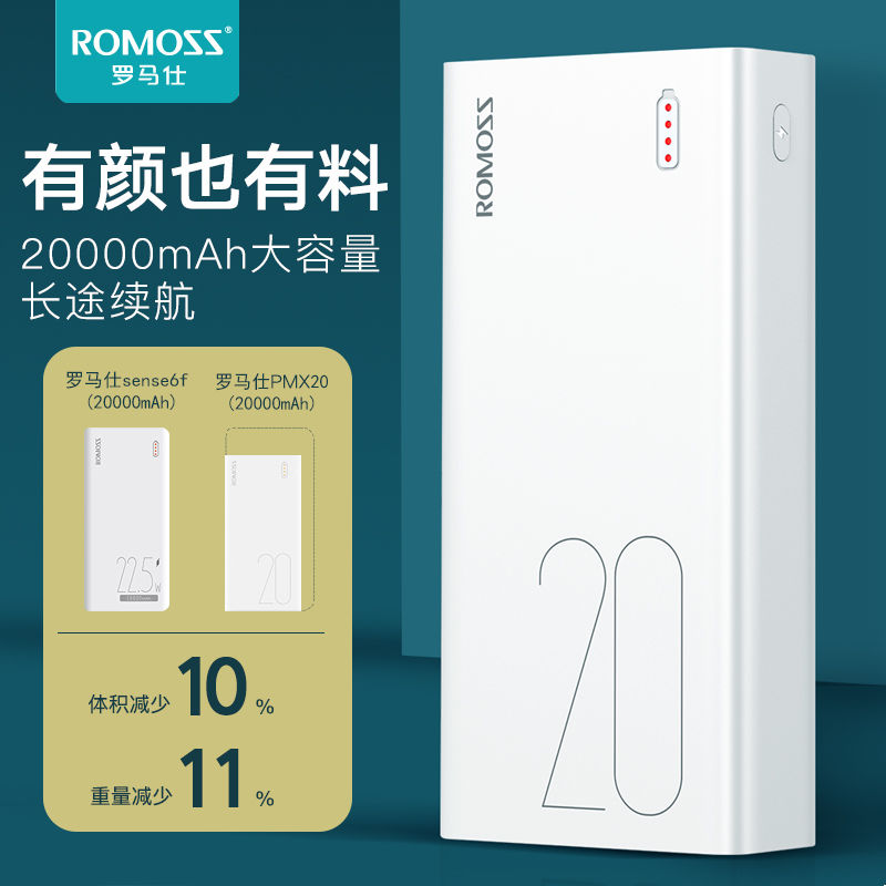 罗马仕2万毫安充电宝,便携快充新选择!续航无忧!