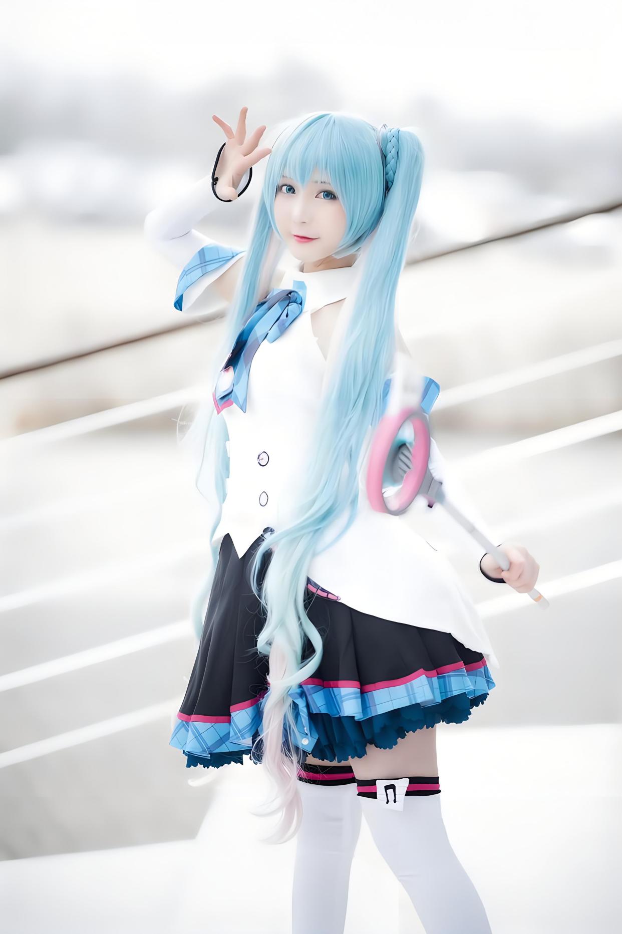 福利社cosplay初音未来超可爱写真