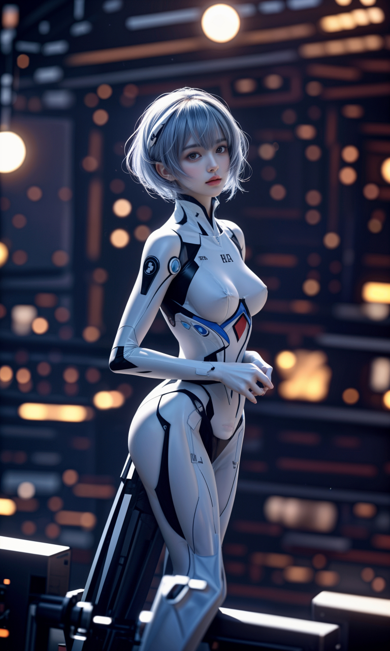 ai美女图片# #美女# #ai美女壁纸# 	在nerv总部的模拟训练场中