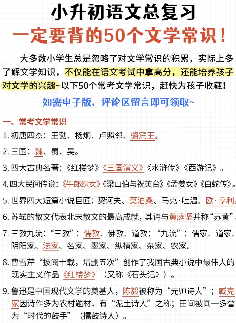 包含小升初语文错题本！全阶段易错点，汇总的词条