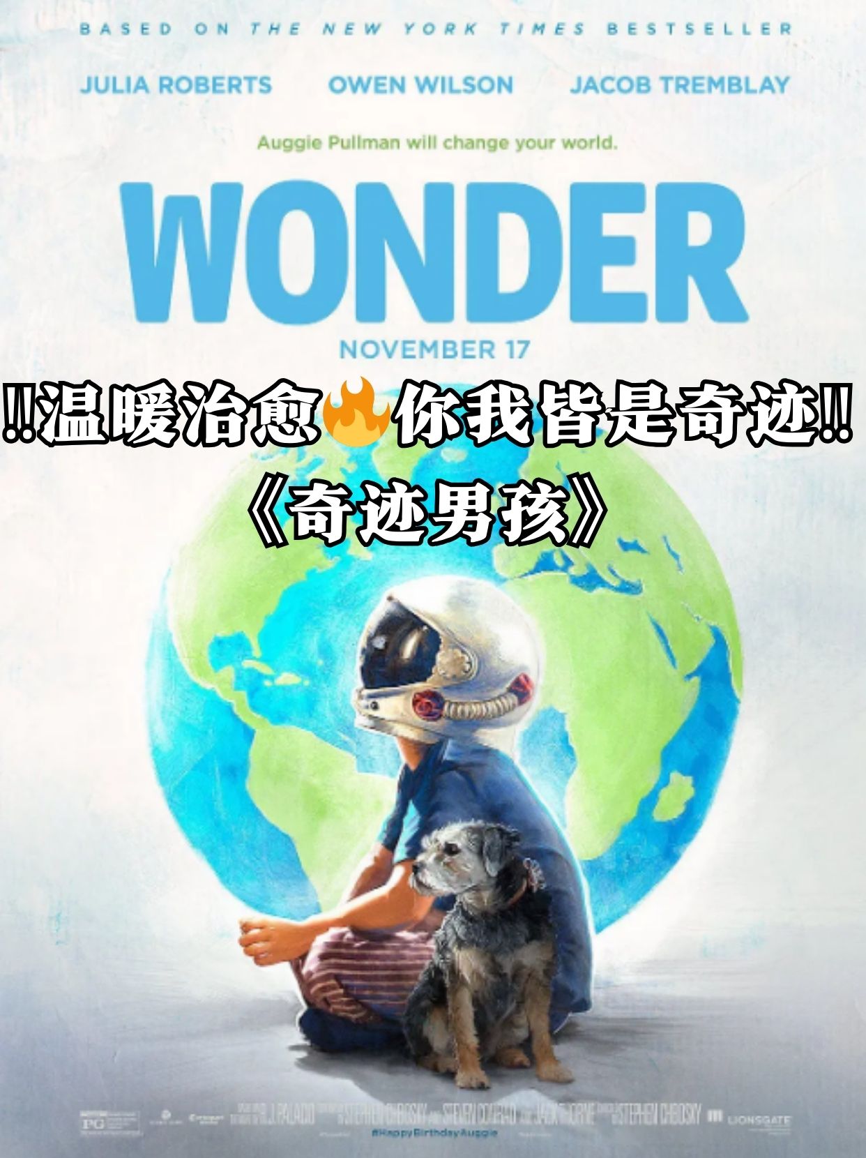 奇迹男孩的影评