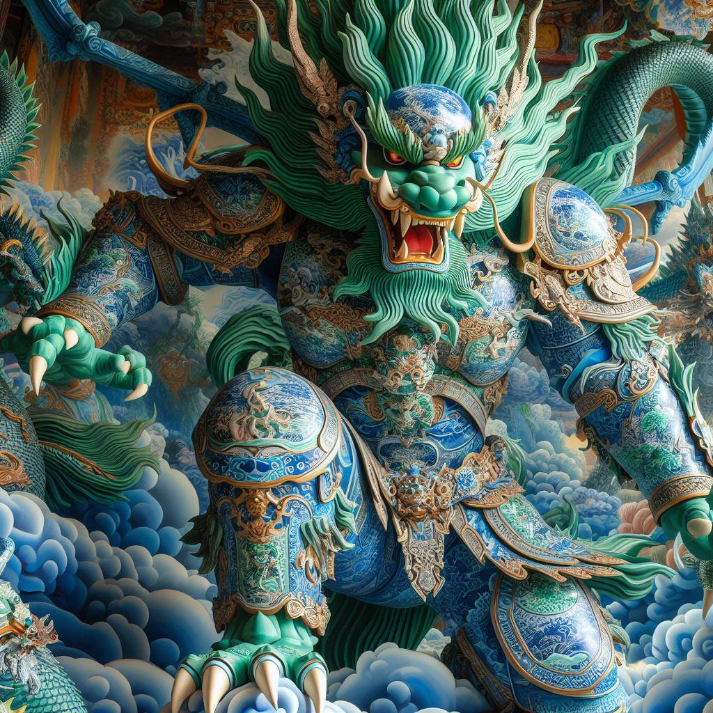青龙矫健有力,白虎勇猛无畏; 朱雀炽热如火,而玄武稳重沉稳.