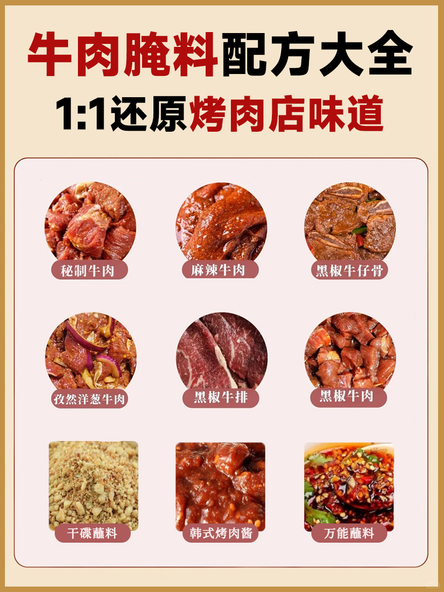 史上超全的家庭牛肉腌制配方