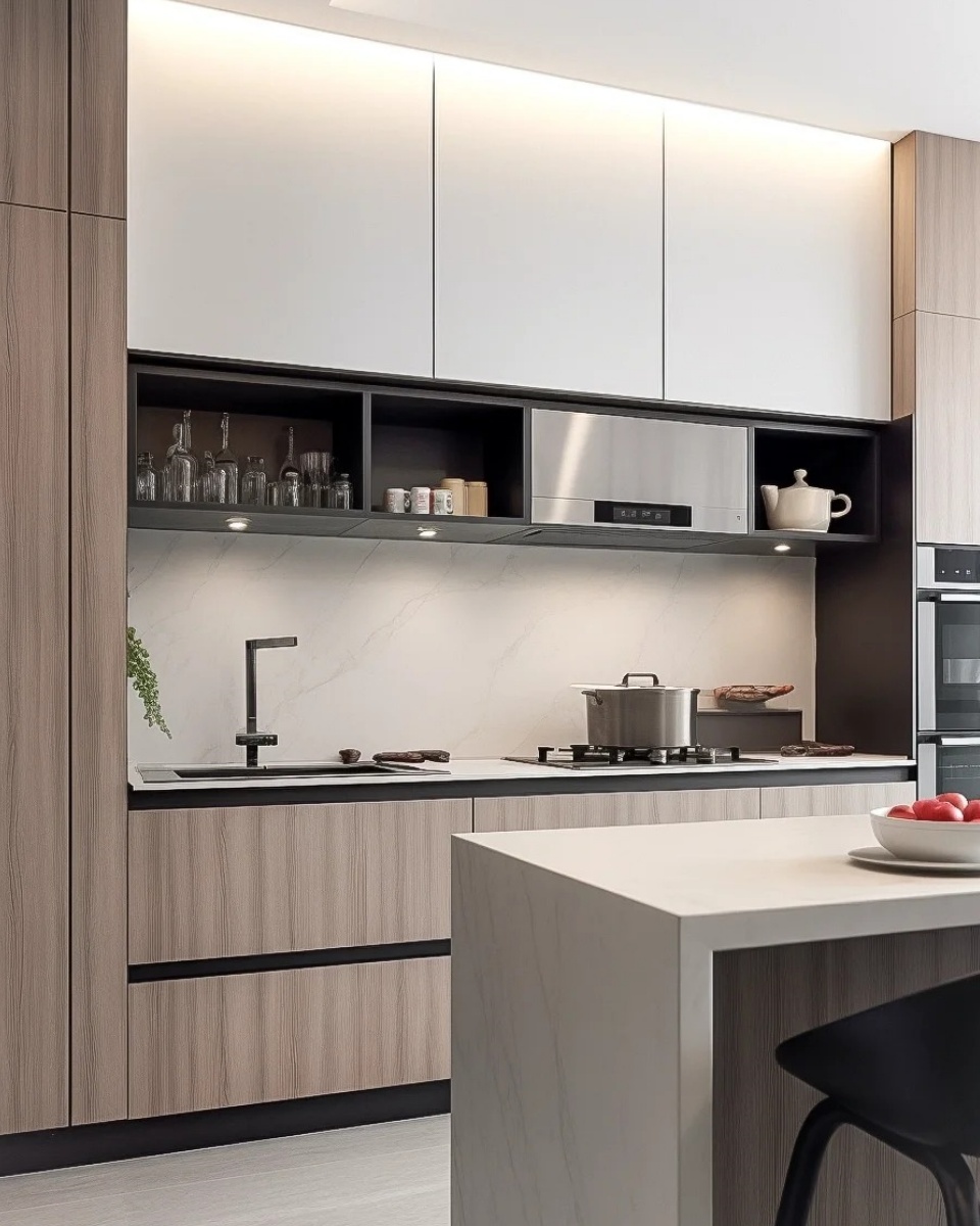 橱柜作为厨房的核心部分,其设计不仅关乎收纳与实用,更承载着家的味道