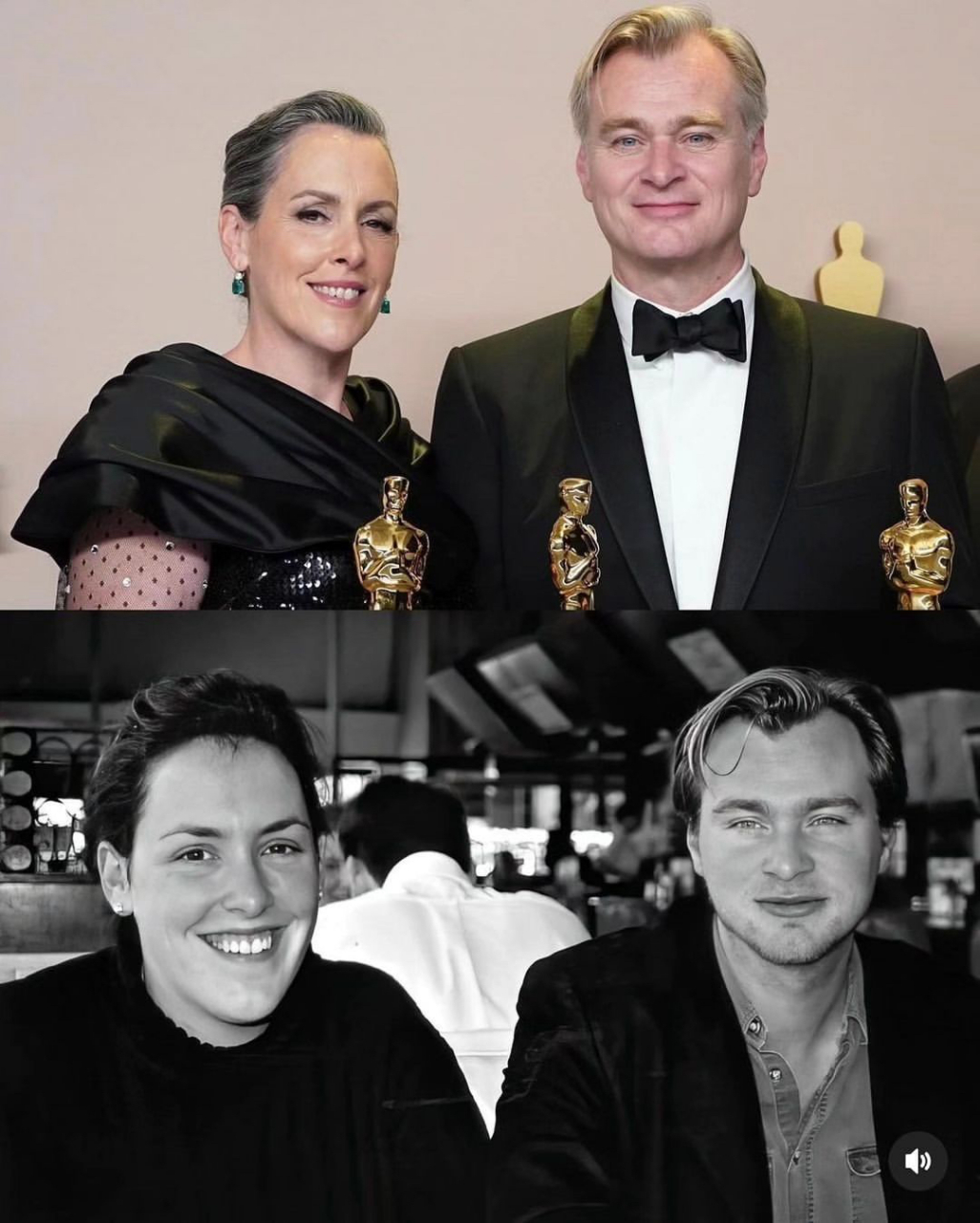 克里斯托弗·诺兰和他的妻子艾玛·托马斯,自从他们在大学时期以来,就