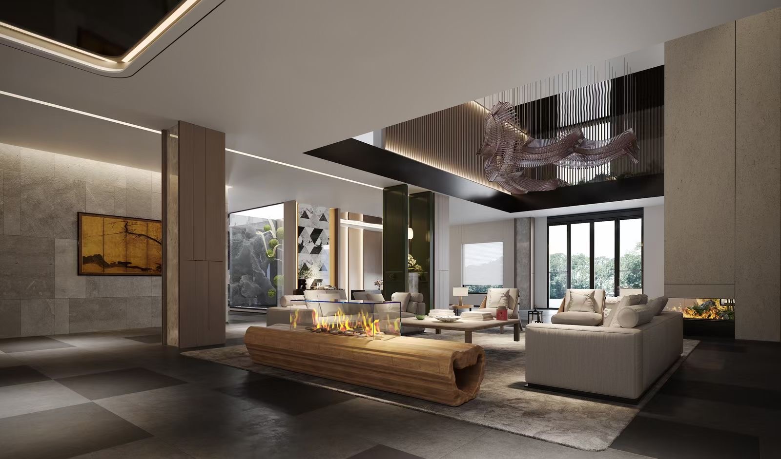 良合装饰:亚朵酒店现代轻奢风格装修效果图