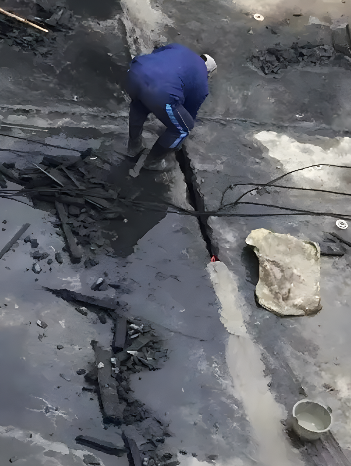 污水池伸缩缝沉降缝补漏方法 漏水堵漏维修方法 污水处理池堵漏