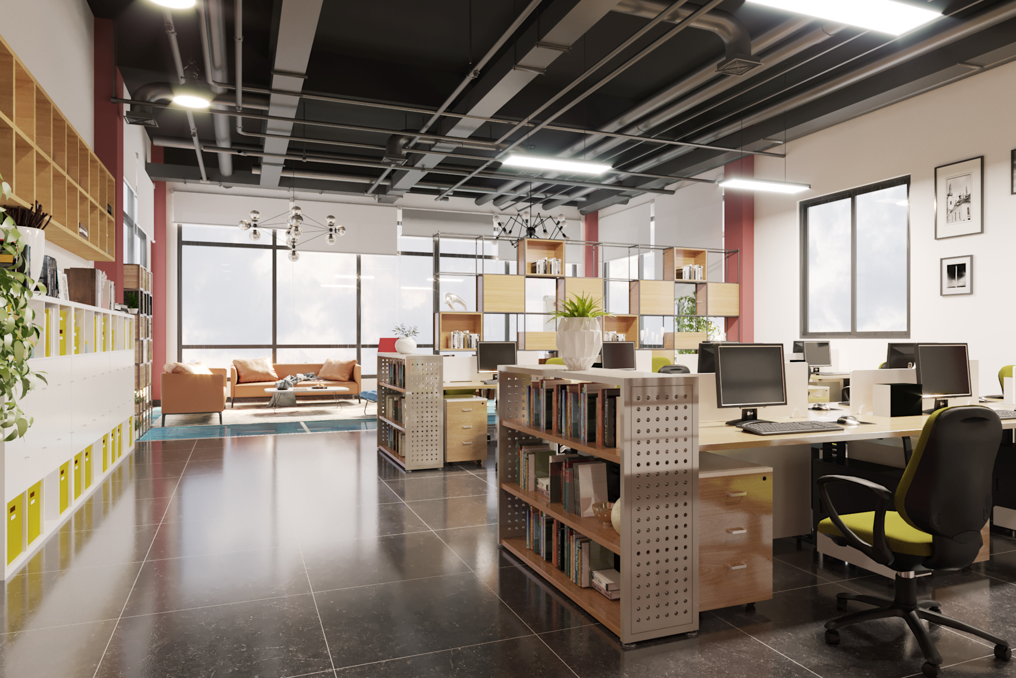 照明设计完美融合自然与人工光打造这办公空间需综合考量多重元素