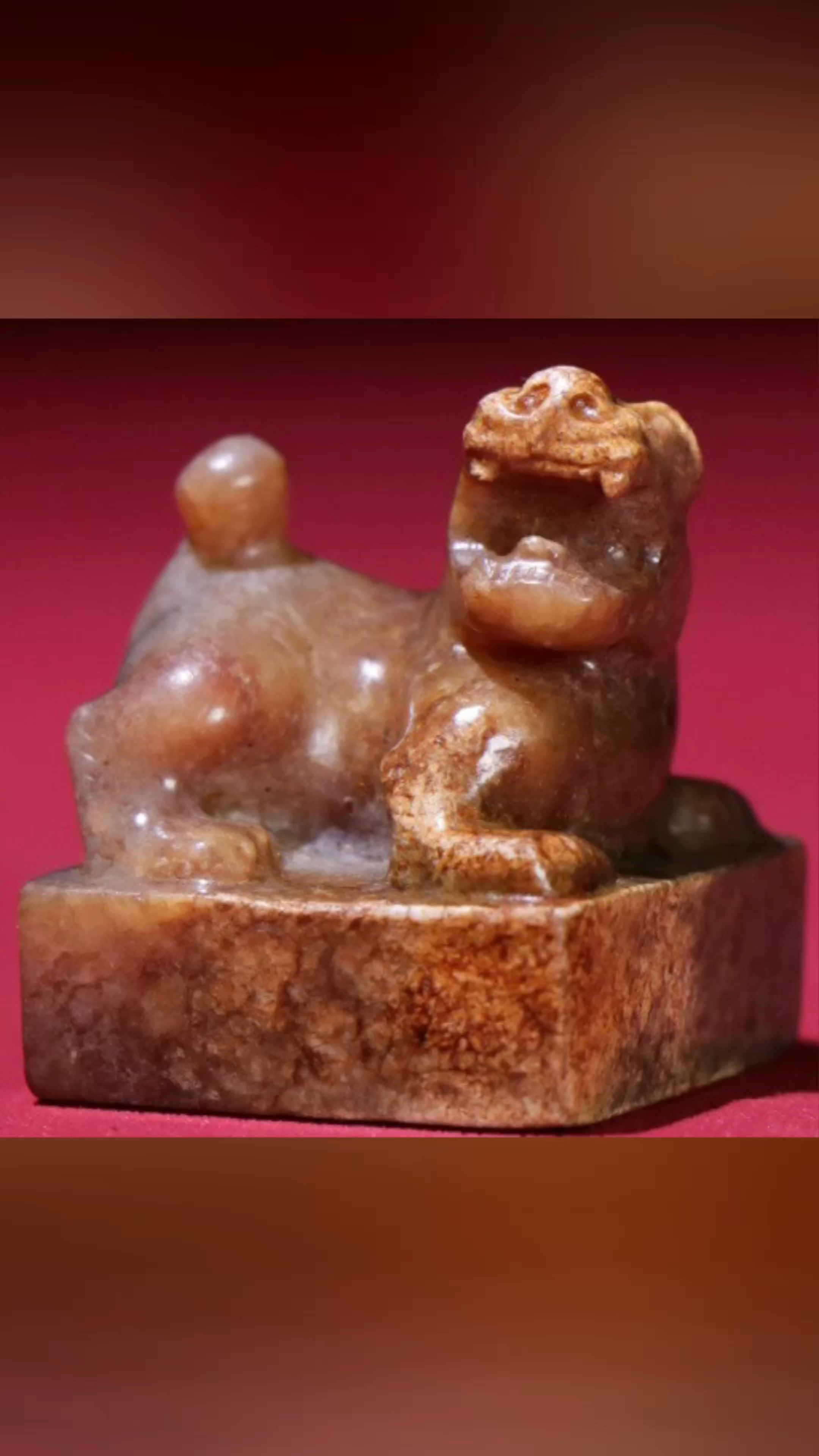 古玉老玉高古玉瑞兽印章