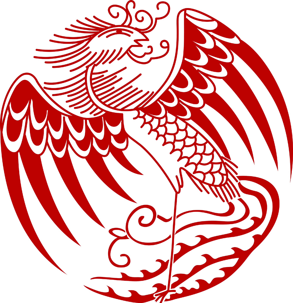 分享一组凤凰剪纸纹样,描绘了不同风格的凤凰图案,展现了剪纸艺术丰富