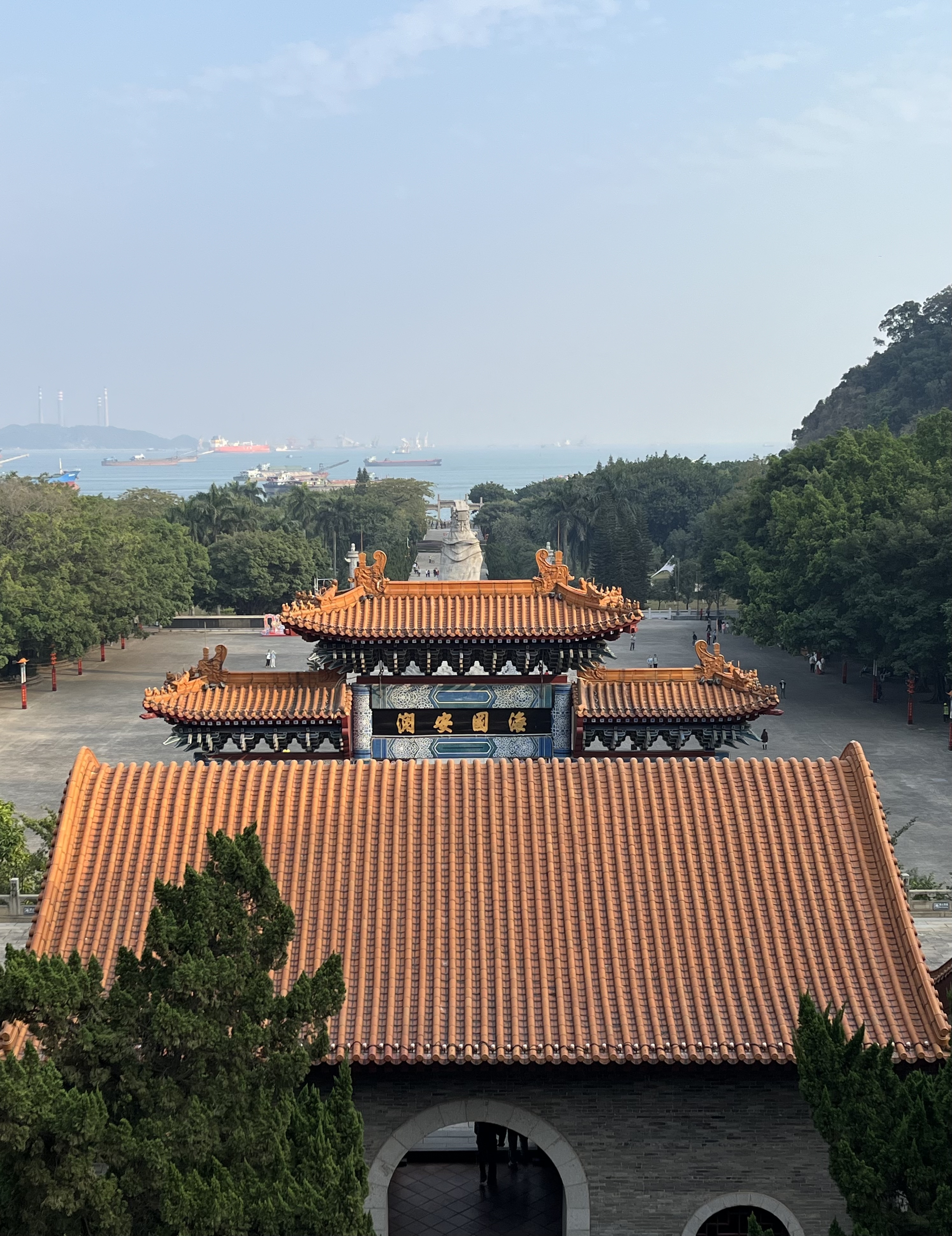在广州,总要来一趟南沙天后宫爬山 看海 祈福～ 被誉为天下天后第一宫