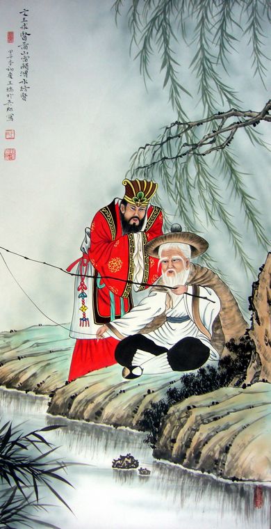姜子牙,又称姜太公,别号飞熊先生,是