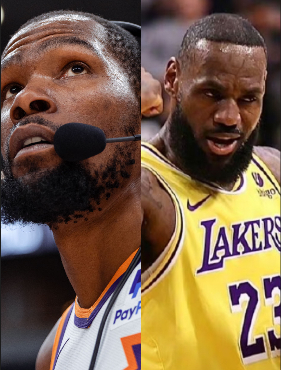 湖人太阳同时获胜,詹姆斯杜兰特数据对比,属性一目了然