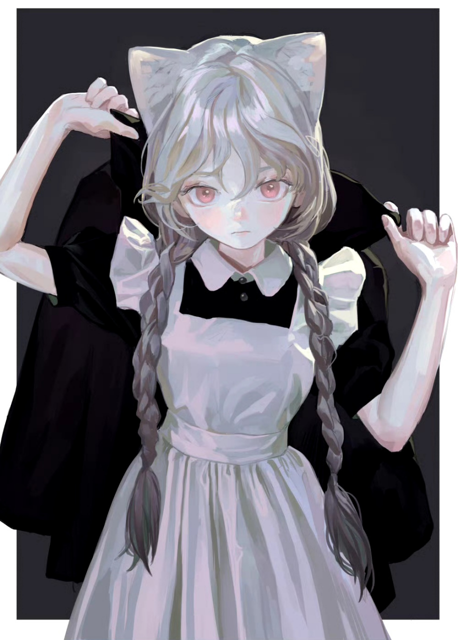 建模欣赏:猫儿女孩,赋予了猫咪拟人的形象,建模与原画 fkey.