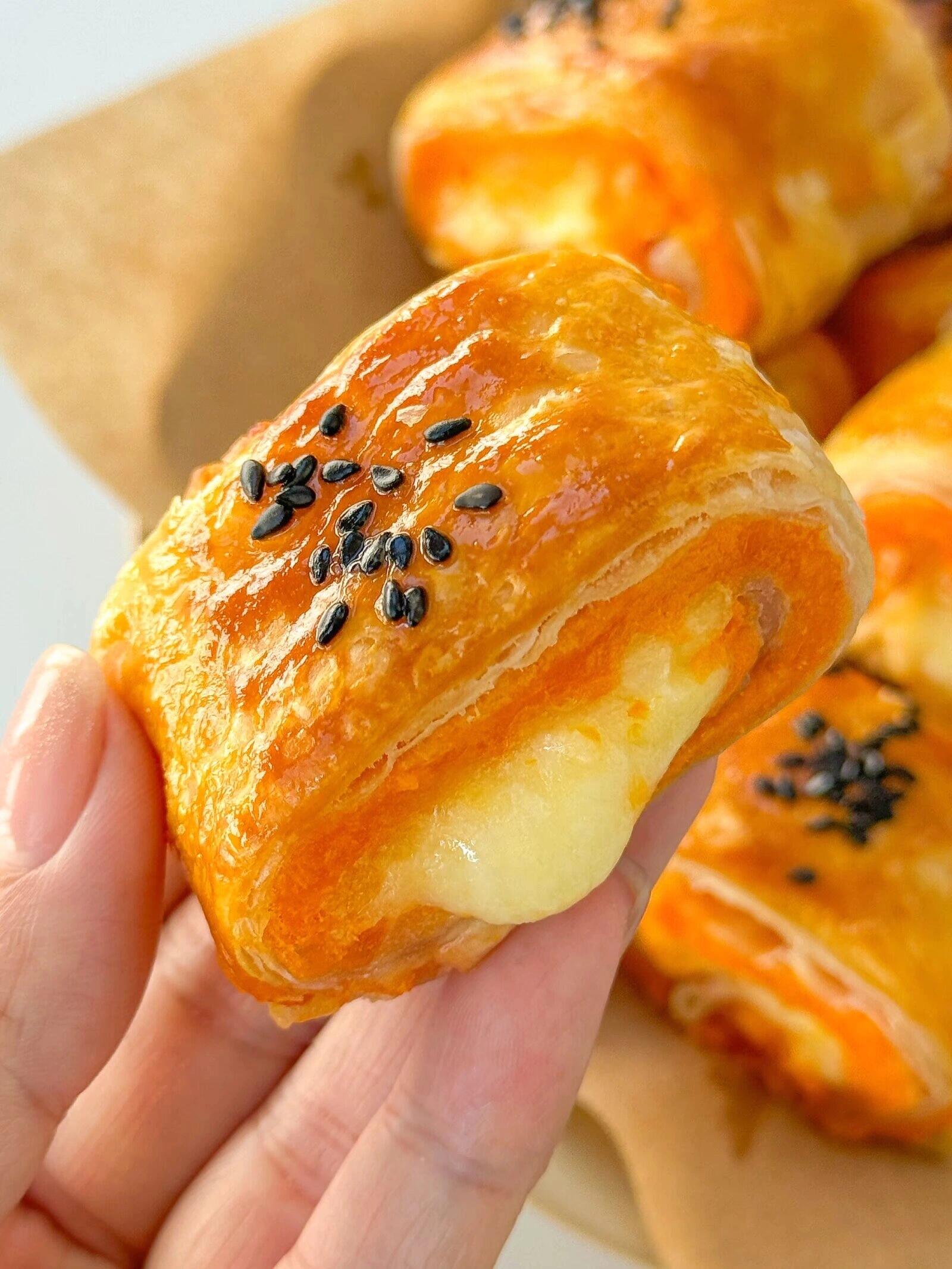 这个芝士红薯酥真的巨好吃!