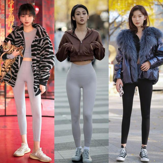 果然,"运动鞋"还是和裤子最合拍,显高接地气,尤其适合小个子