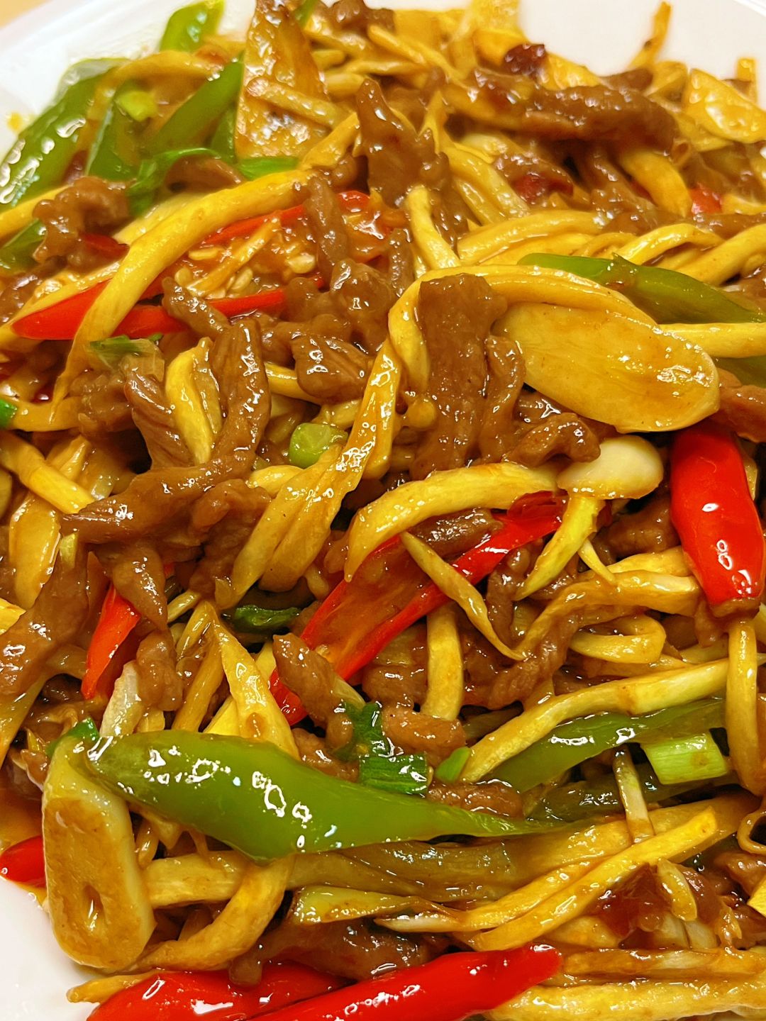 茭白牛肉丝,家常美味速来!