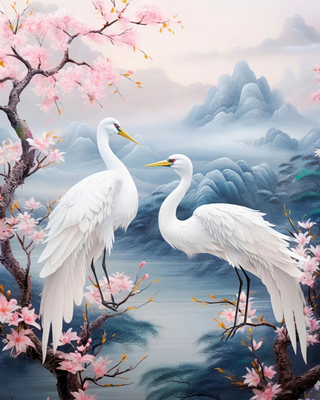 仙鹤图片  08仙鹤,一种神秘而美丽的生物,常常被人们赋予吉祥,长寿