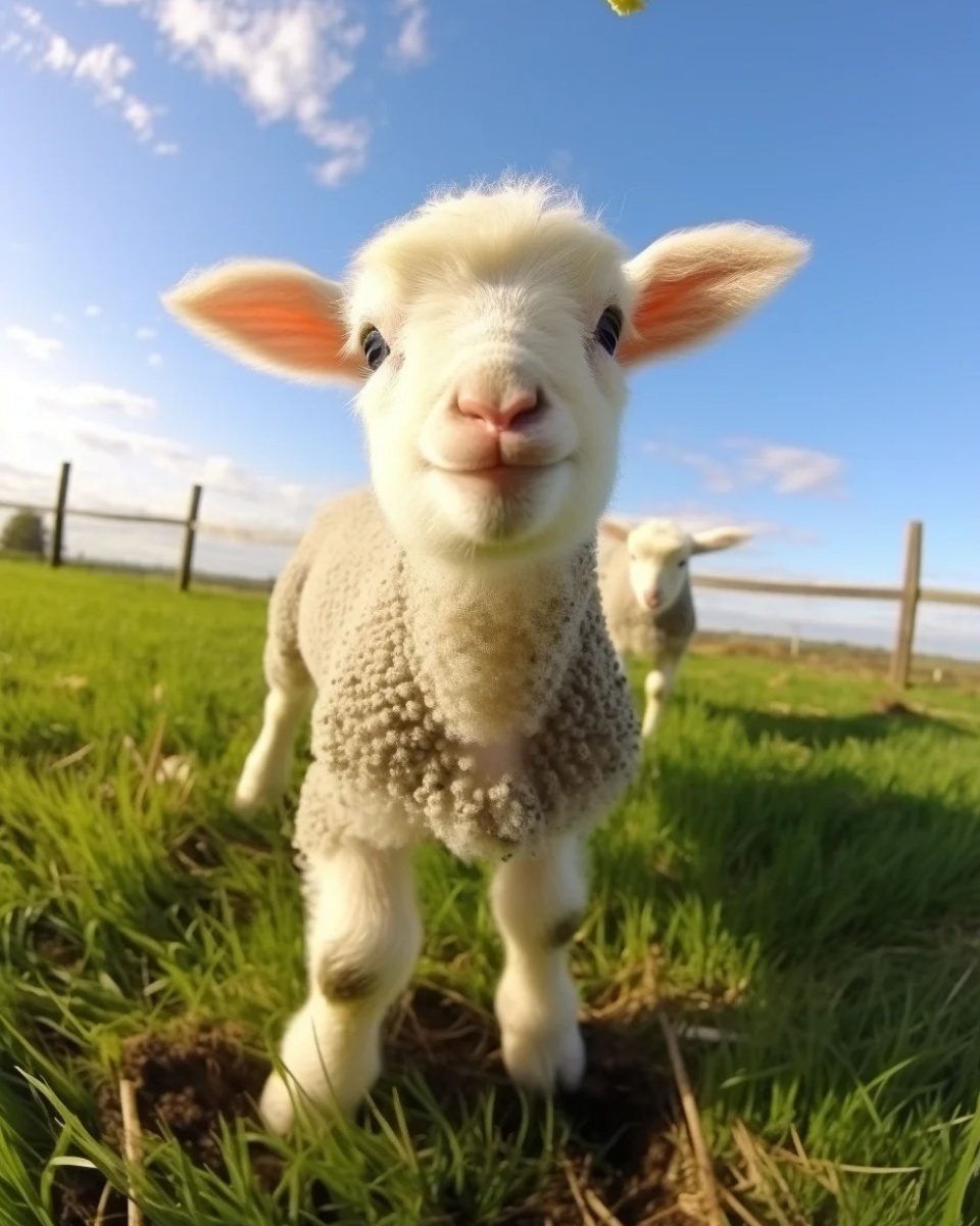 羊图片   羊,这种温顺而又坚韧的动物,总是给人一种温暖而宁静的感觉