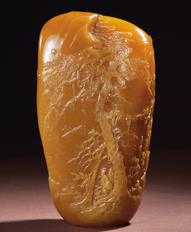 一块精品"寿山田黄石摆件",卖到了2000万元