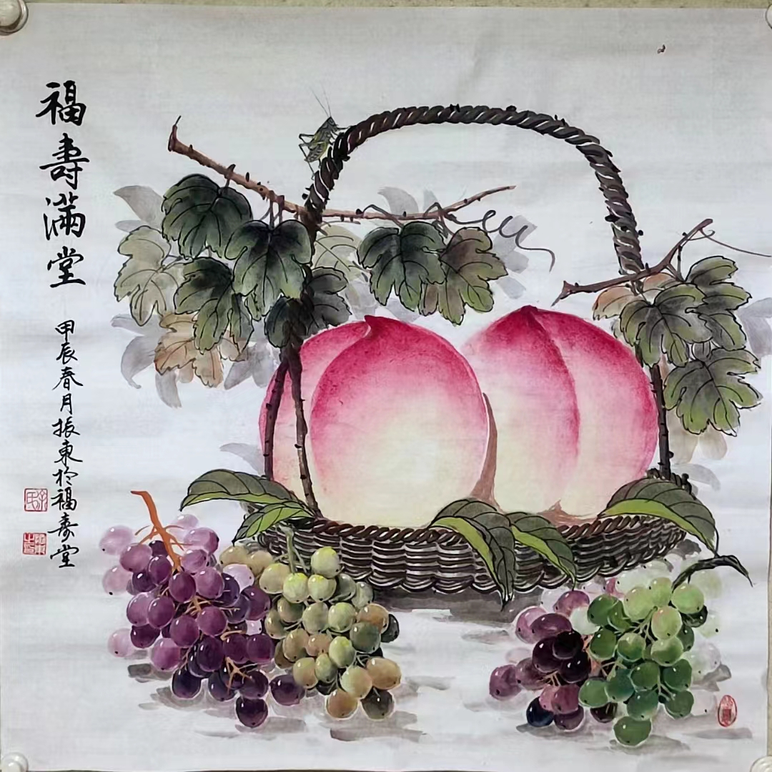 中华寿桃王徐振东老师新作寿桃图片