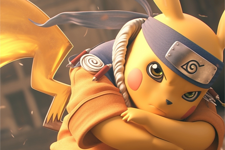 皮卡丘竟离小智闯荡世界,成为m国电气超人,还在木叶村修炼神秘忍术?