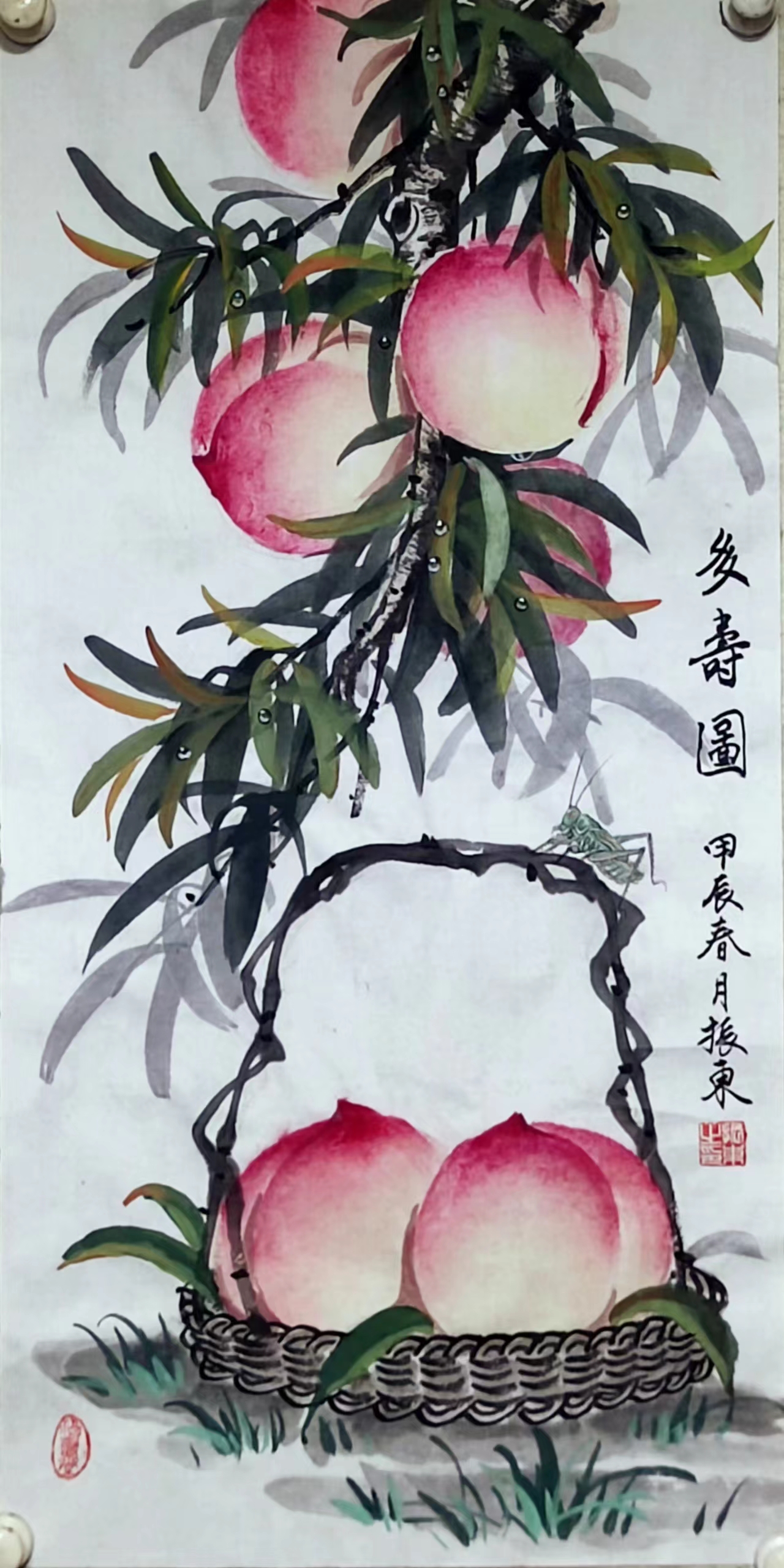 中华寿桃王徐振东老师新作寿桃图片