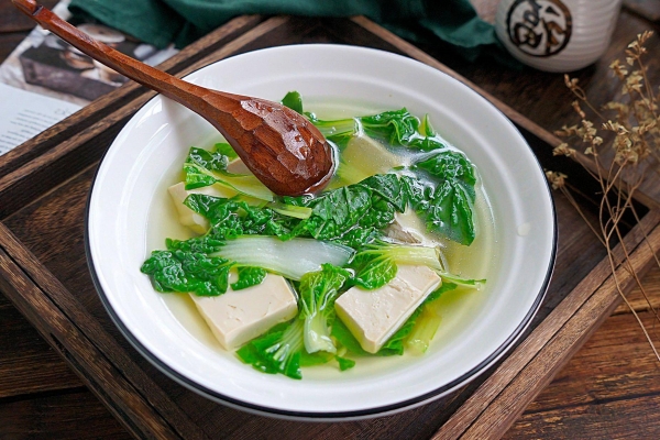 青菜豆腐汤