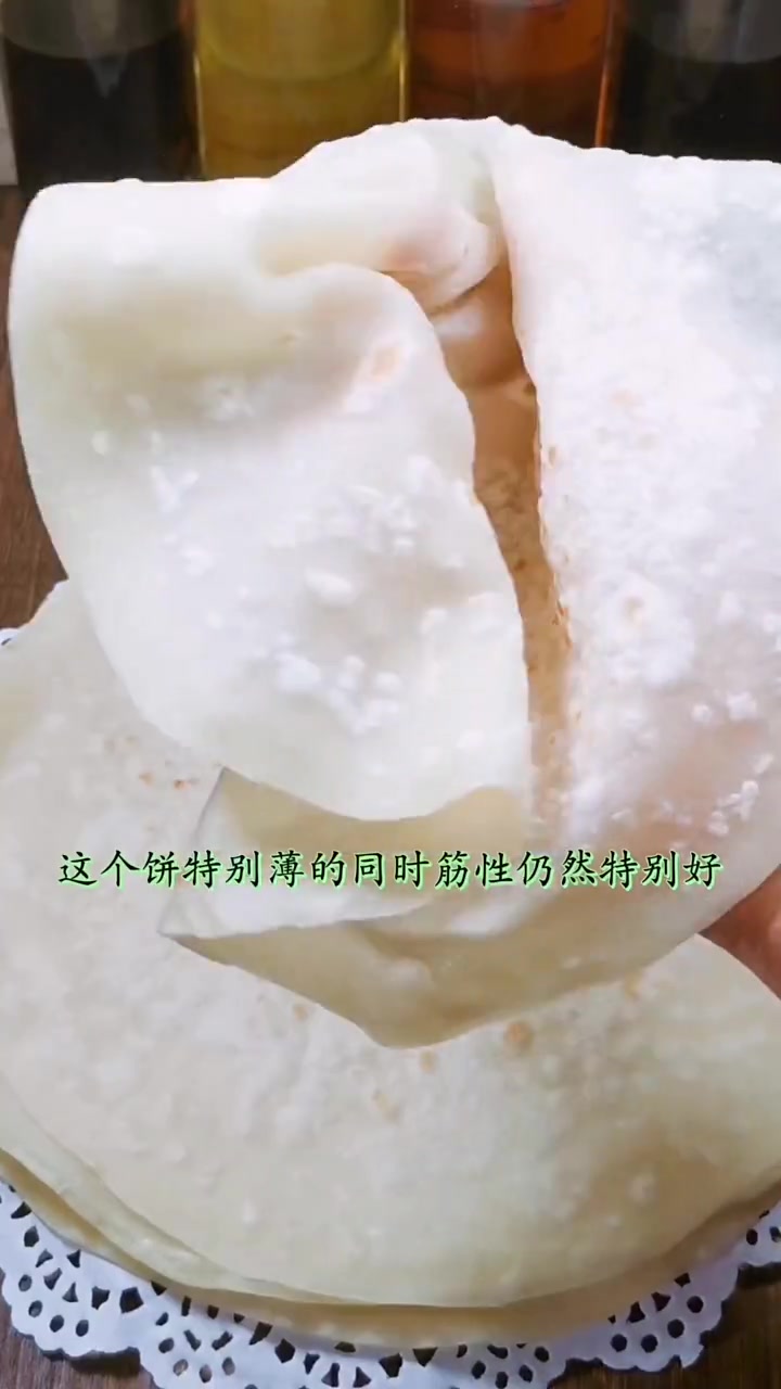 筋饼,卷菜卷肉都那么香!做法简单,一学就会!