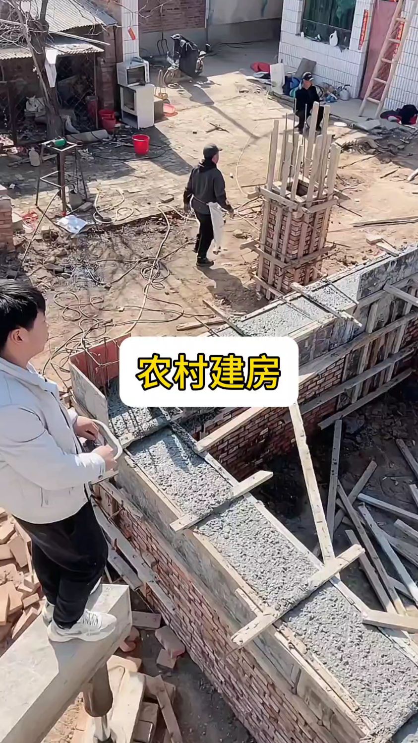 农村地梁这样做可以吧,猜一猜能起几层?