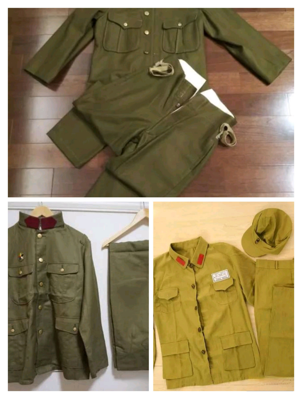 抗战时,日伪军的各种军服