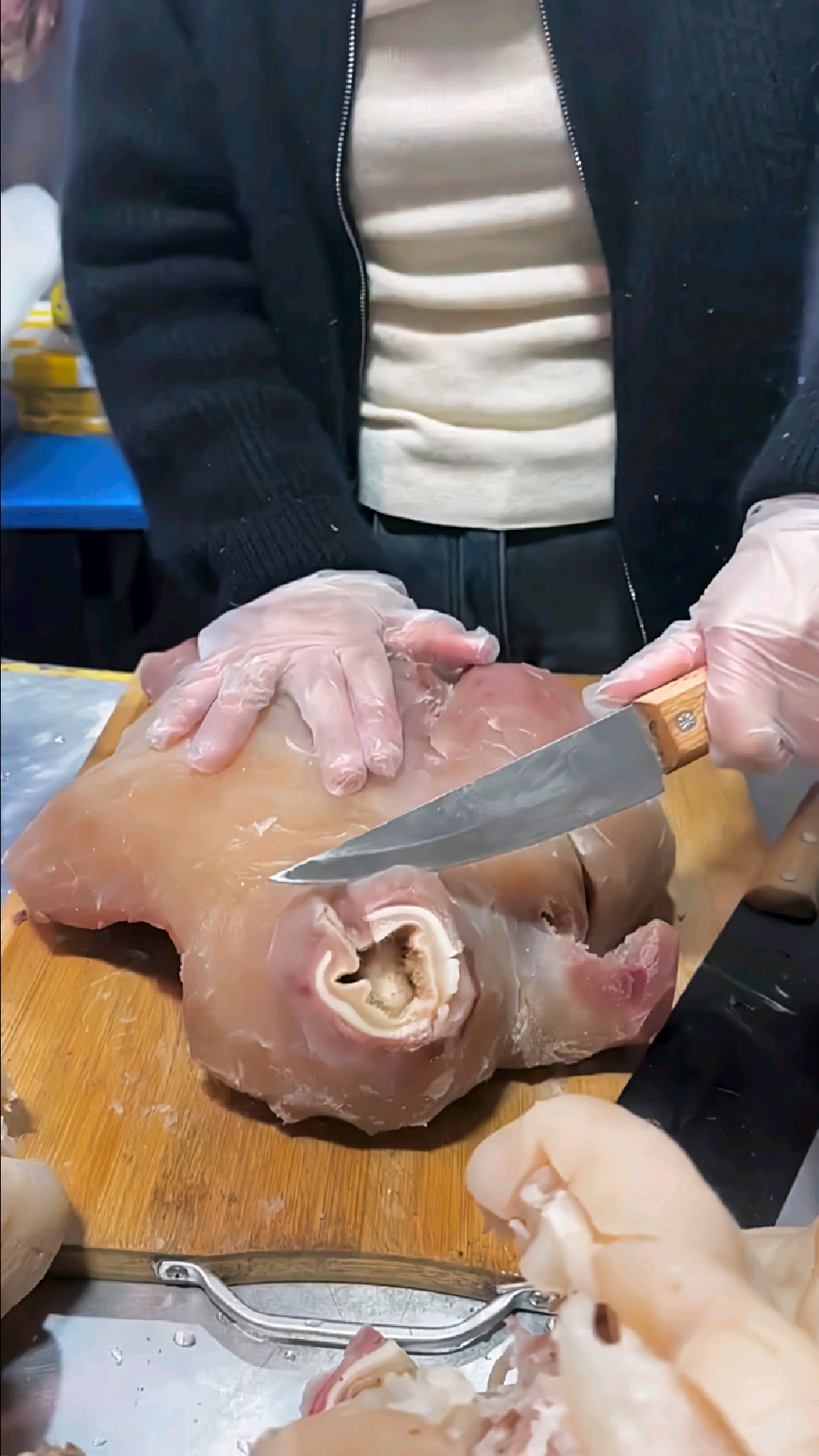 牛头肉用这个方法清理更干净