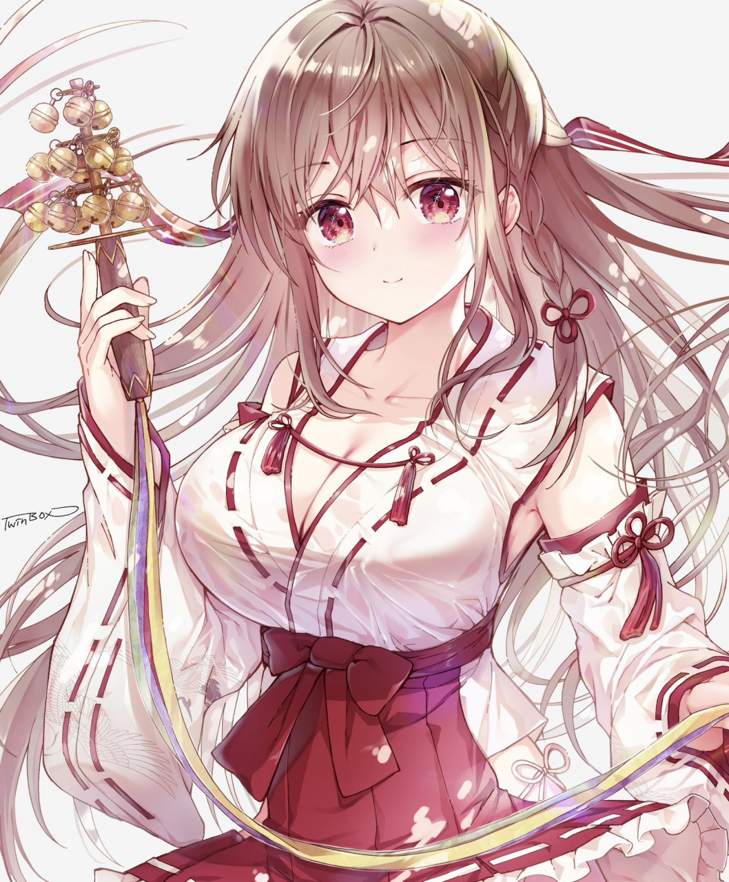 二次元# 神社的巫女小姐,真的太美了[期待] twi:twinbox