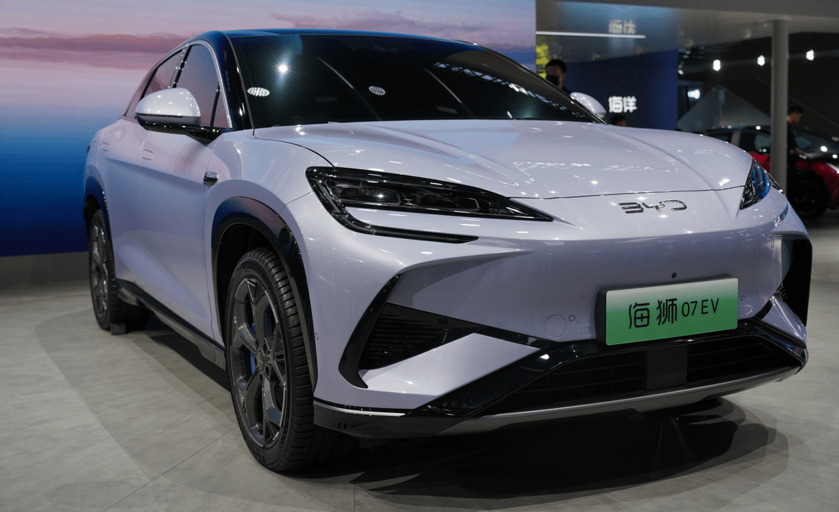 比亚迪海狮07 ev:颜值与智能化配置双重优势,超高性价比!