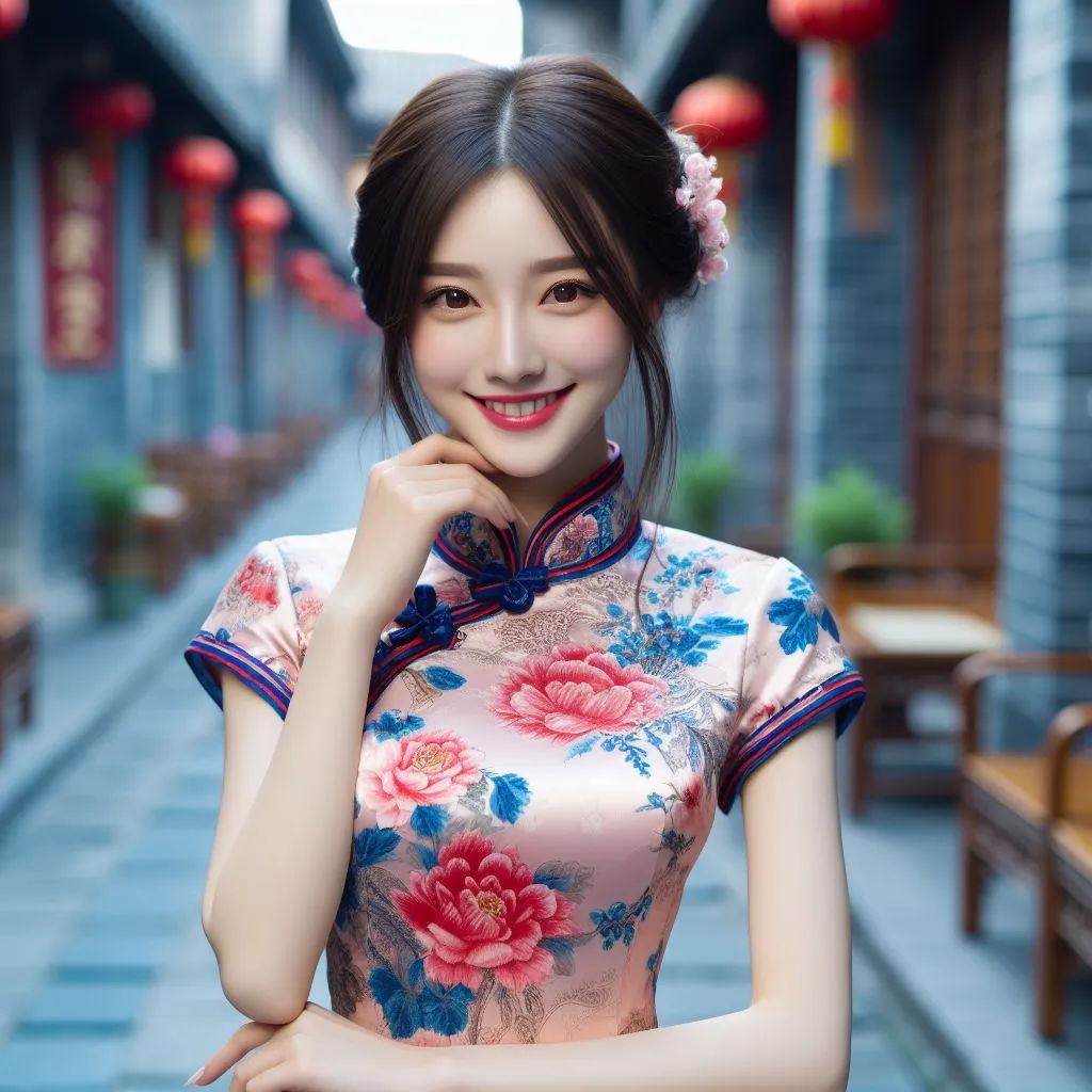 美女图鉴|古风旗袍气质拉满