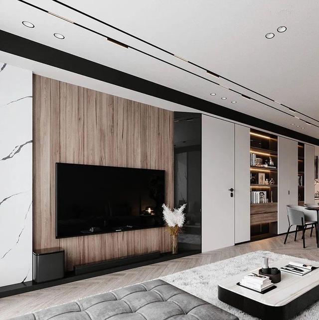 6种近期爆火的电视墙设计让你家成为邻居羡慕的对象