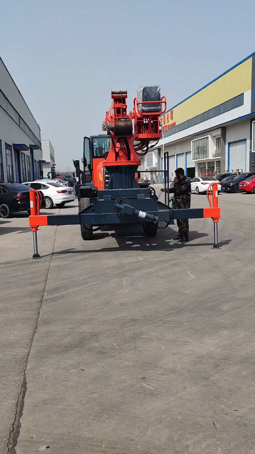 越野叉车尾吊 叉车改装吊车