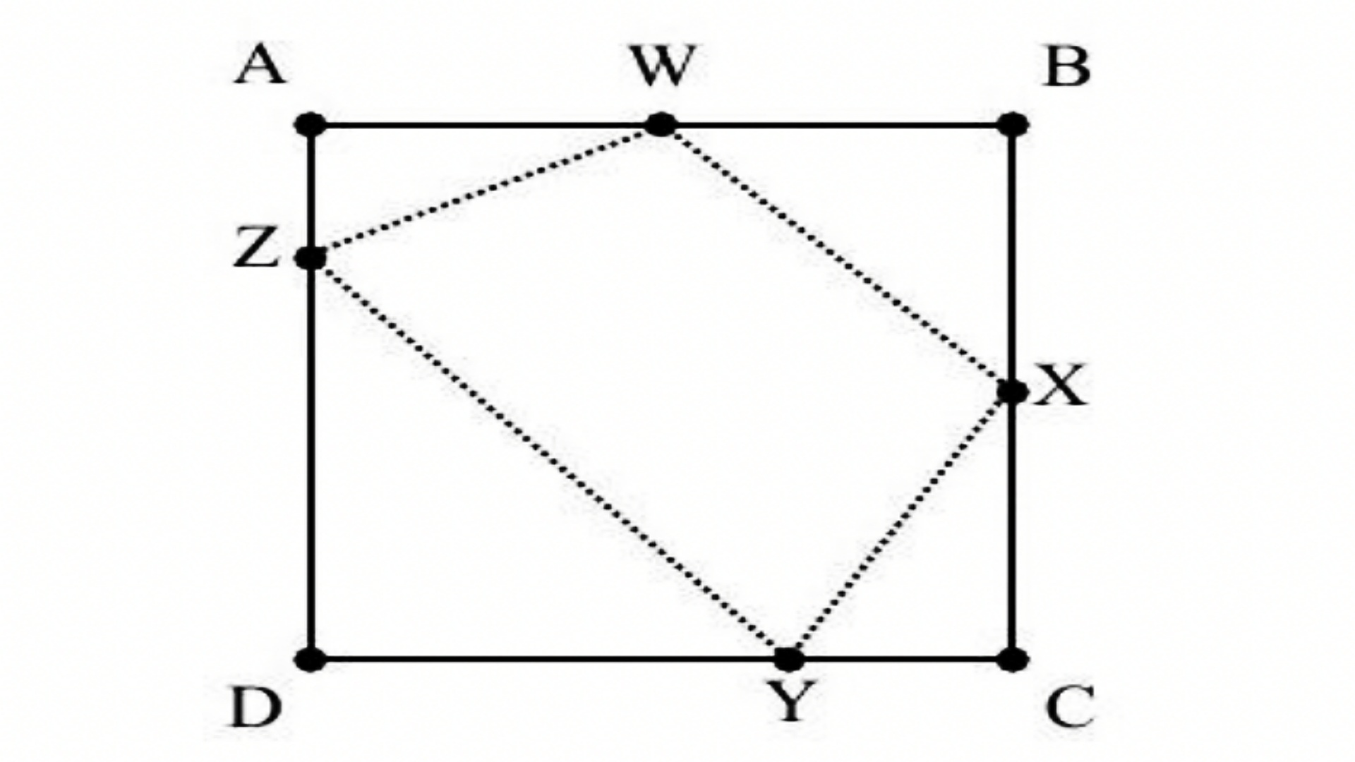 cd and da, respectively, so that aw=(ab)/2,bx=2(bc)/2,cy=(cd)/3