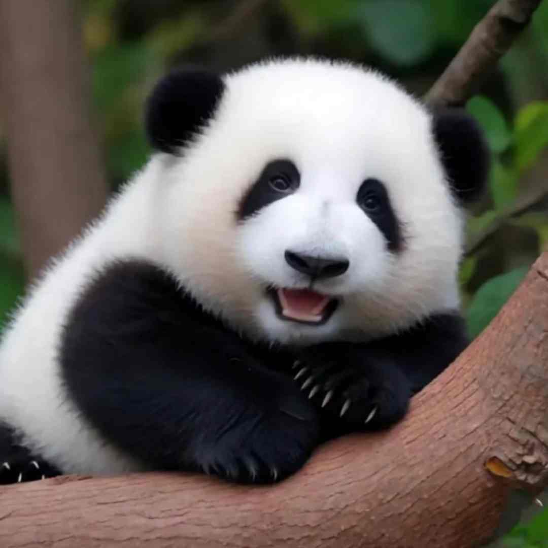 熊猫是一种可爱的动物,它们有着独特的外貌和性格