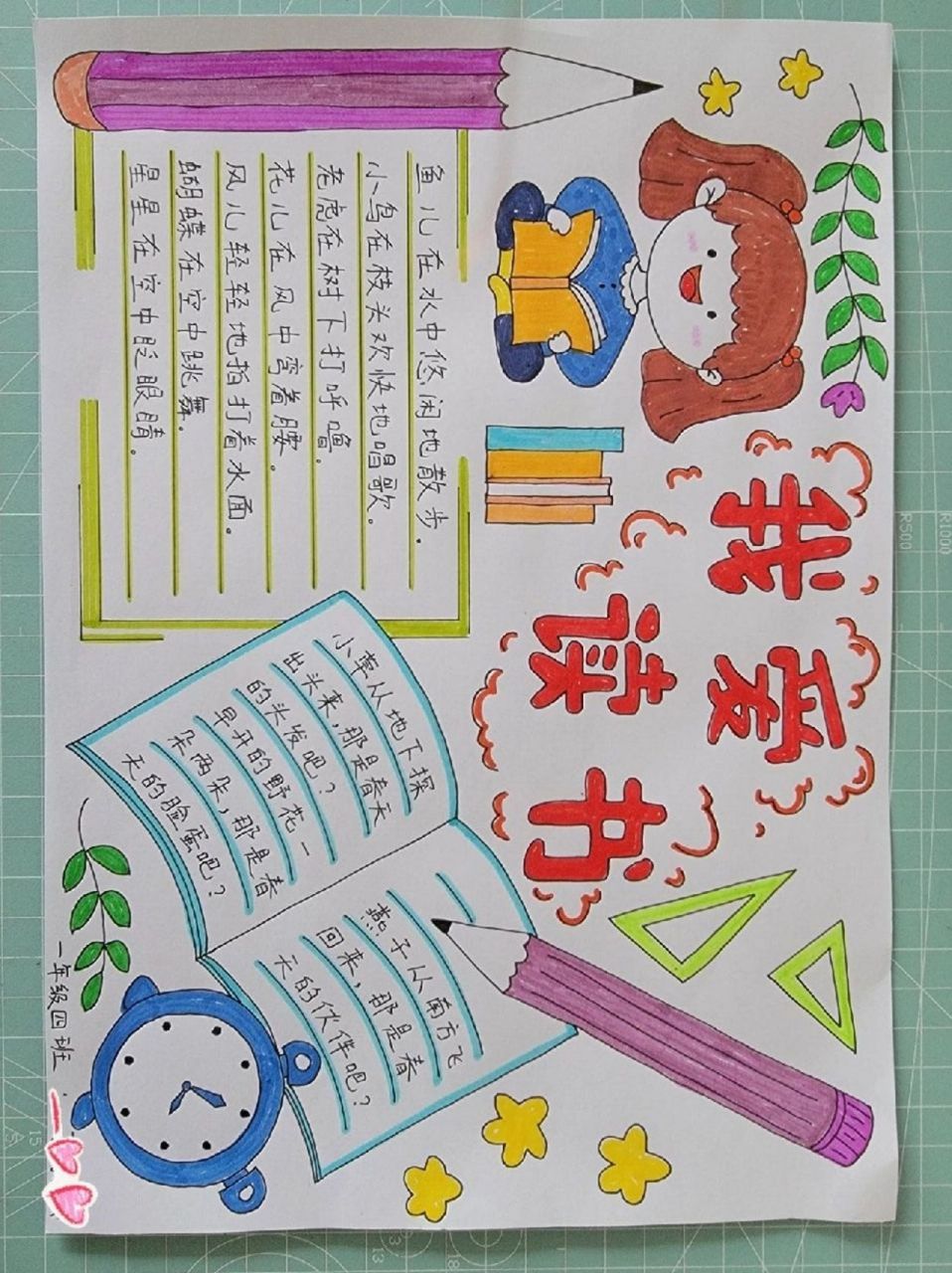 你们是不是也在为制作一二三年级的读书小报而犯愁呢?