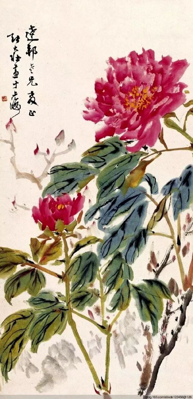 张大壮牡丹国画作品集